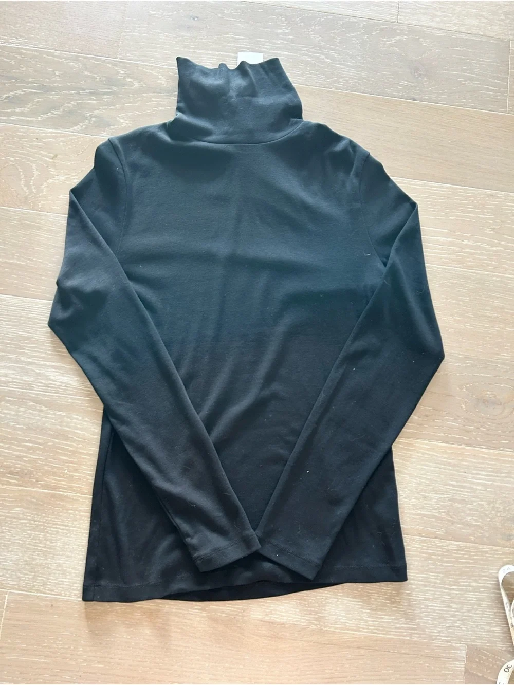 Women’s J. Crew Black Long-Sleeve Turtleneck Top